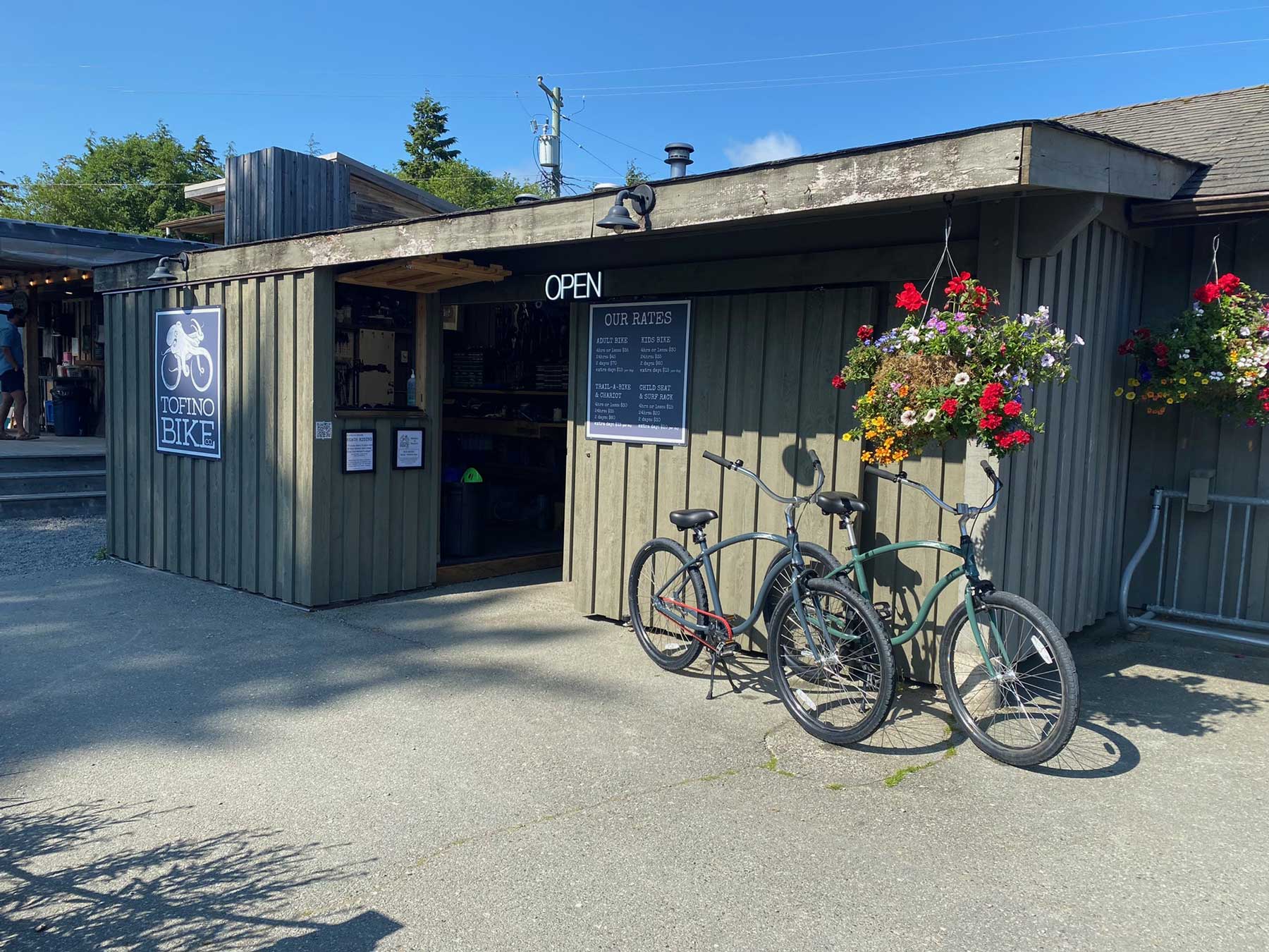 At Pacific Sands Tofino Bike